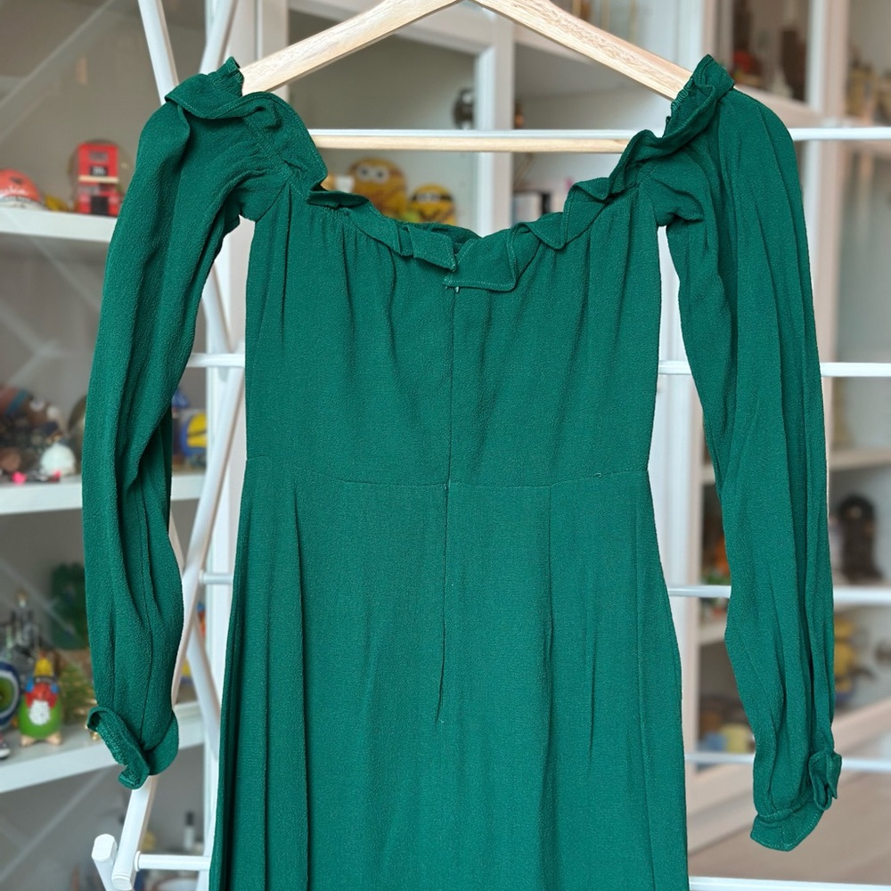 REFORMATION Green Women's Dress